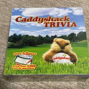New sealed Cadyshack golf trivia game